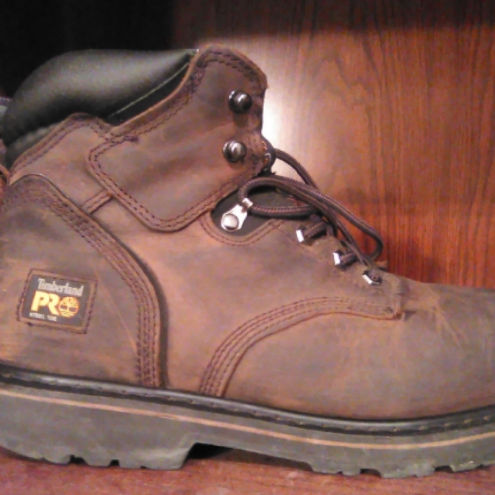 Timberlands work boots